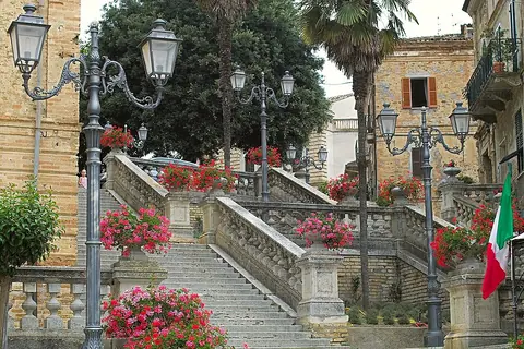 The staircase of Colonnella