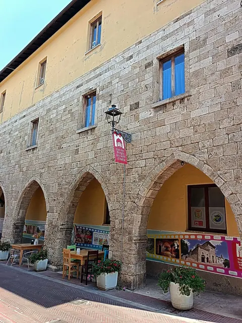 The arcades in the centre of Campli