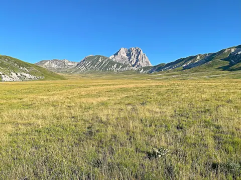 Campo Imperatore with the Corno Grande