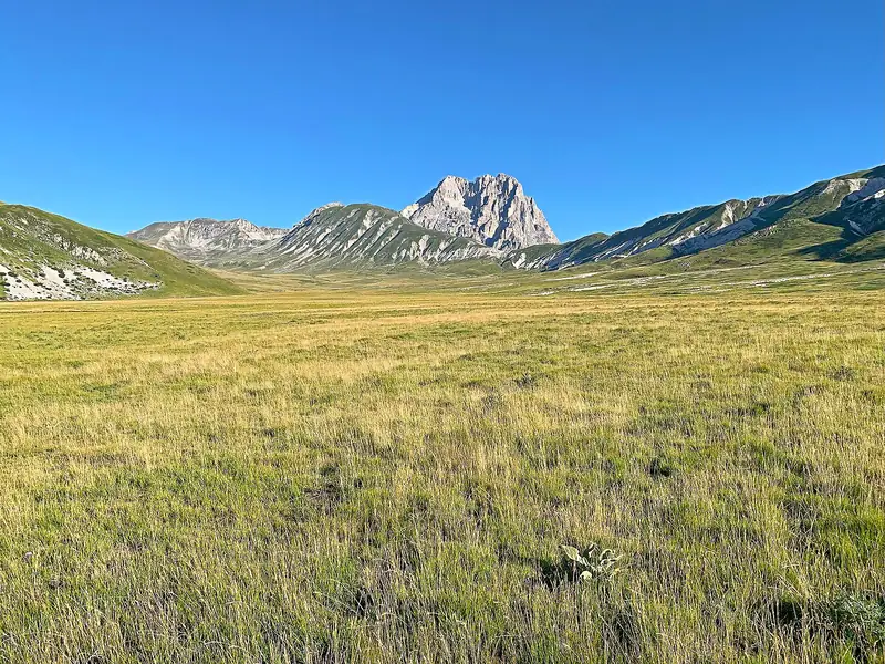 Campo Imperatore with the Corno Grande