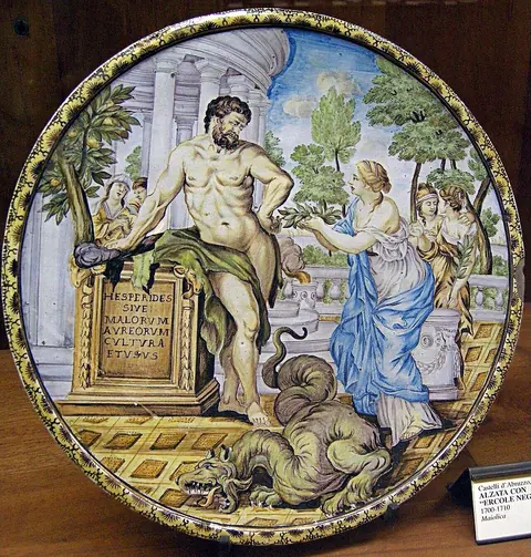 Castelli majolica by Carmine Gentile (1700-1710)