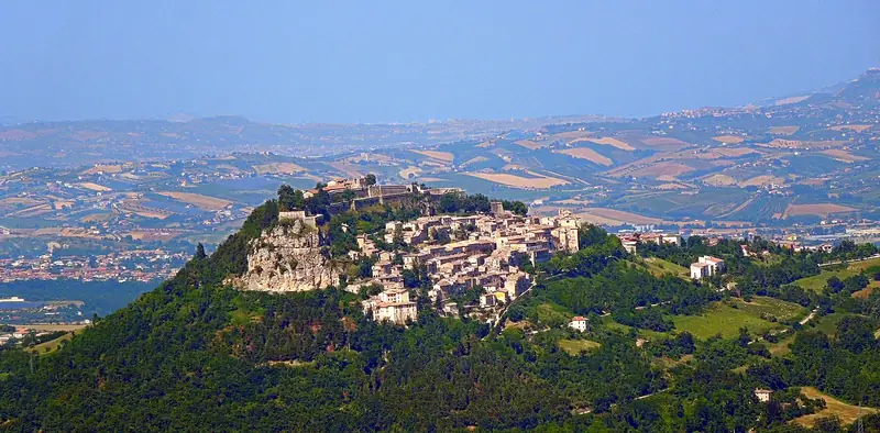 Civitella del Tronto and the Fortress on the cliff