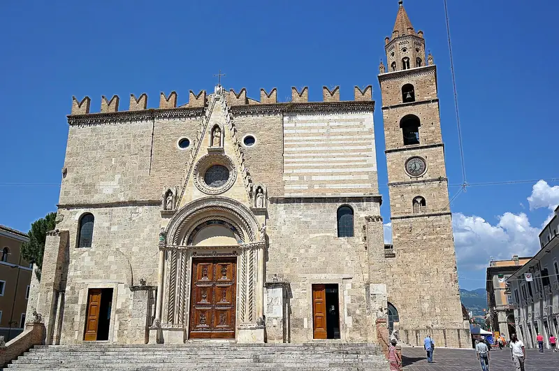 The façade of Teramo Cathedral